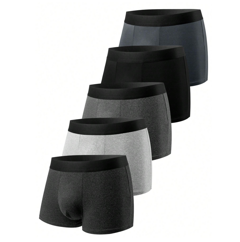 Manfinity  5pcs Thin Boxer Briefs