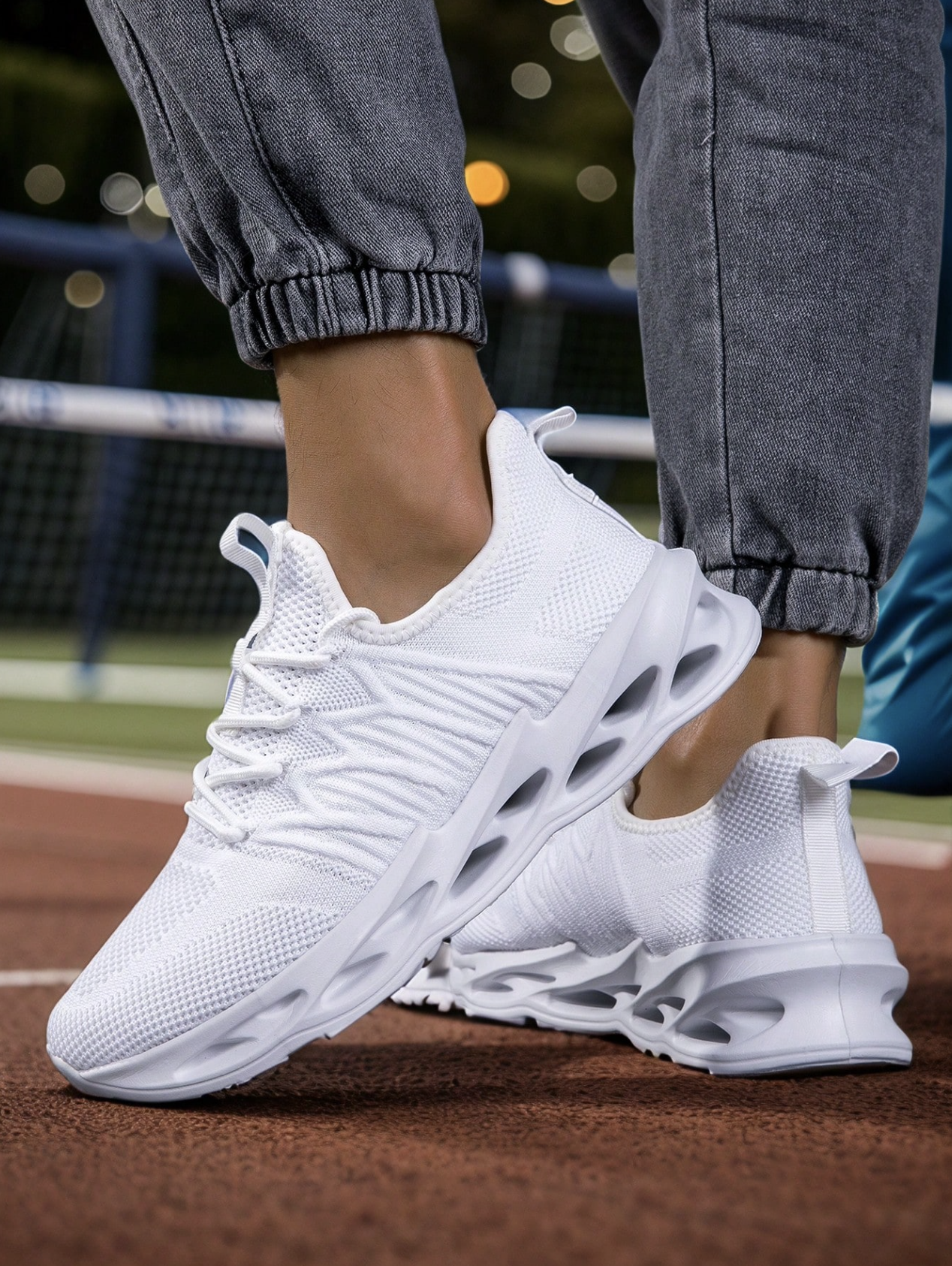 Solid Color Casual Sneakers