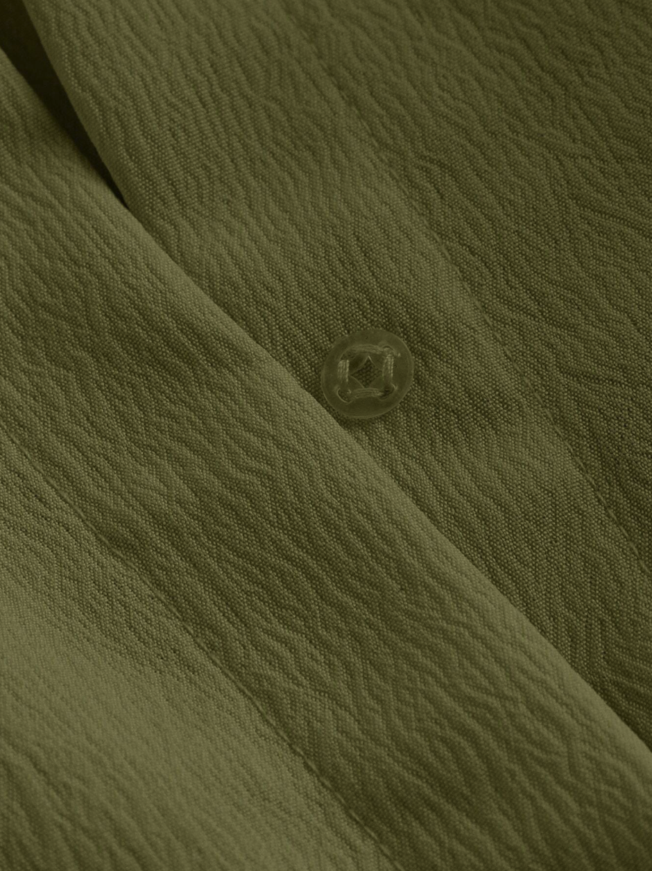 Vintage Lace-Up Cross Design Shirt