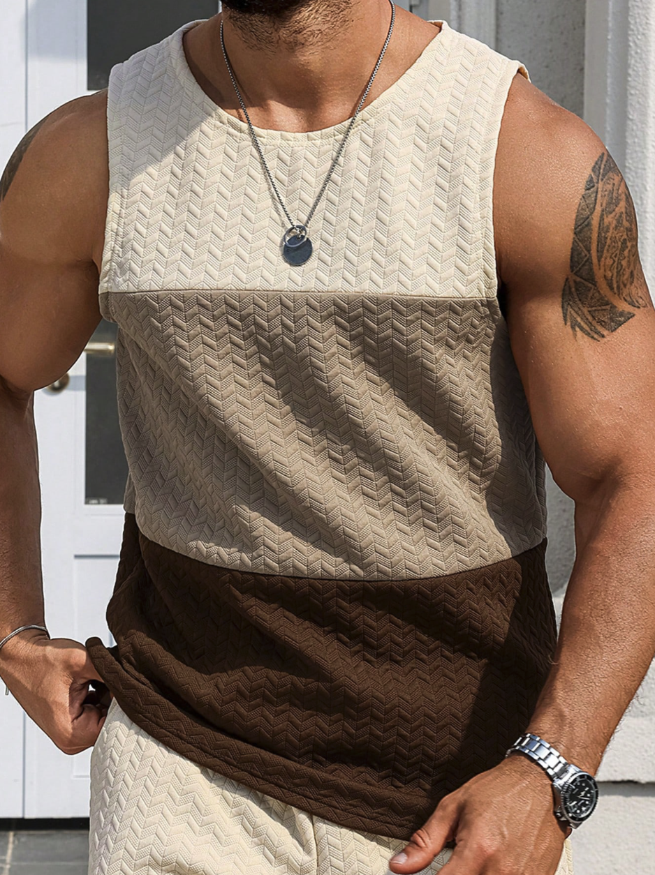 Manfinity Oversized Graphic Tank Top