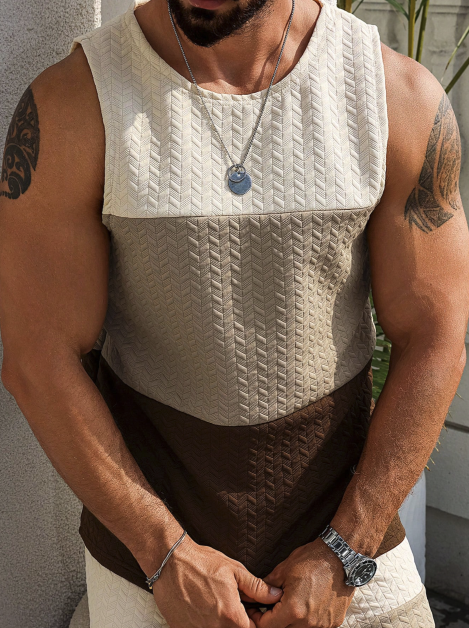 Manfinity Oversized Graphic Tank Top