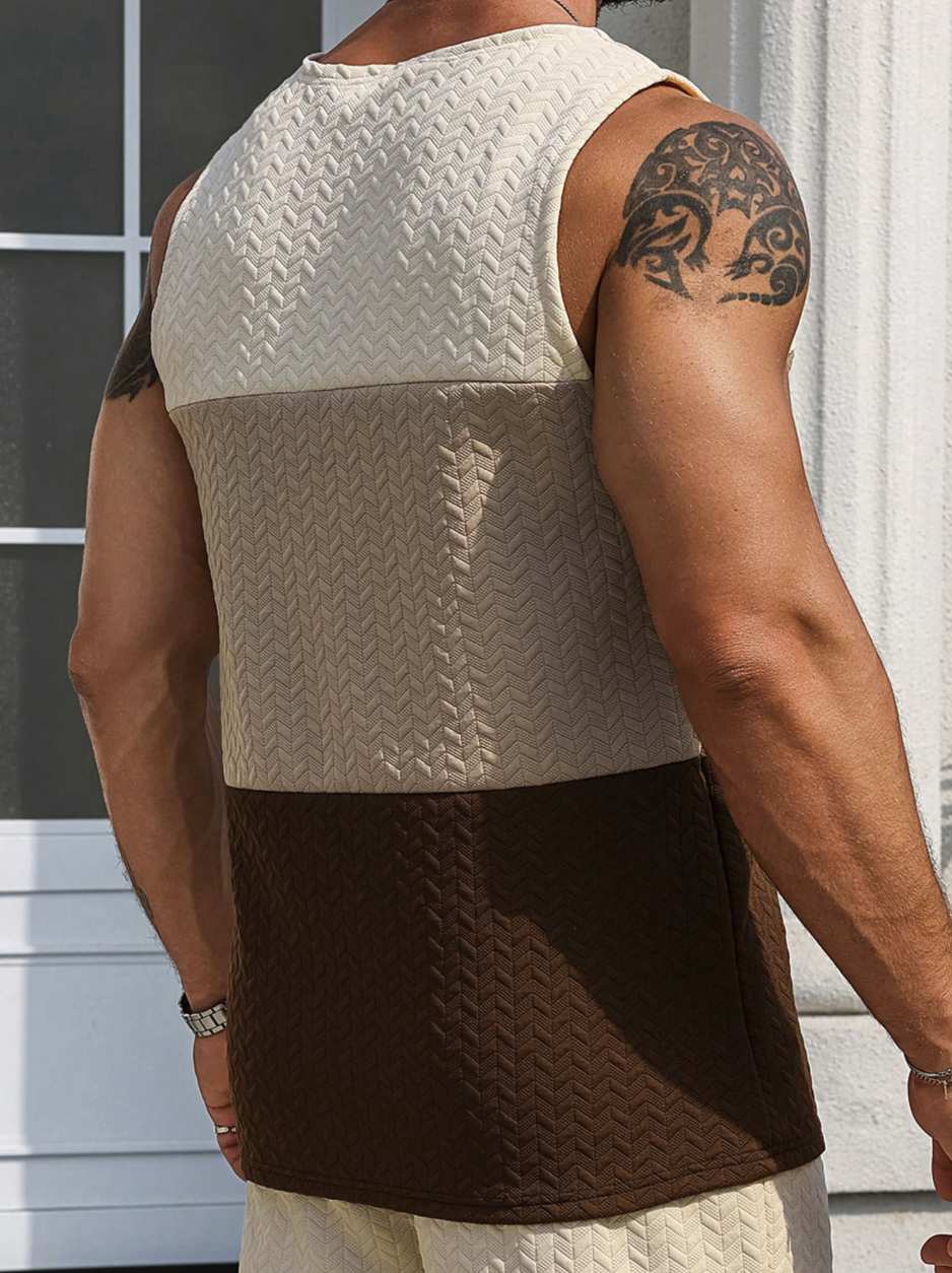 Manfinity Oversized Graphic Tank Top