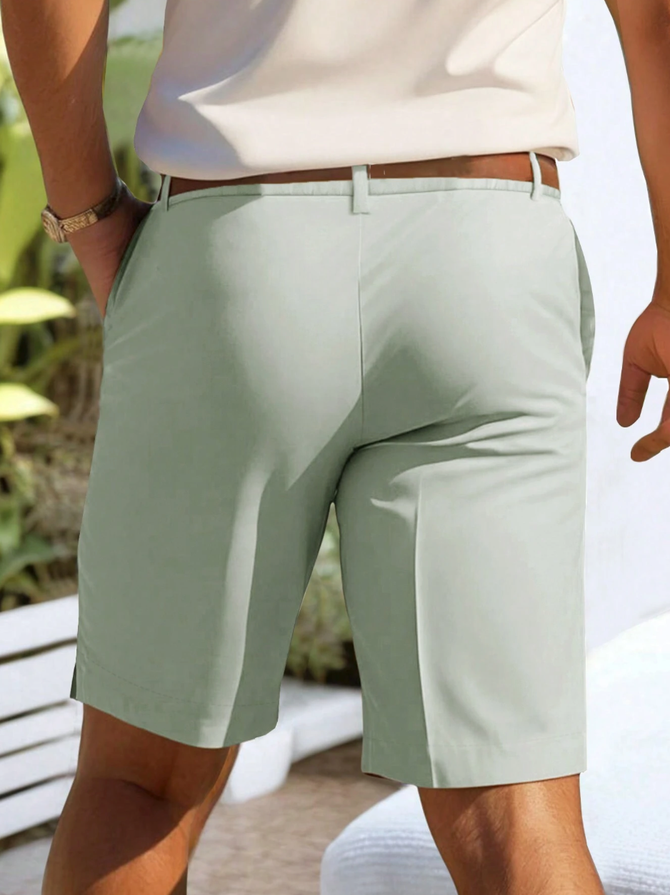 Casual Solid Pocket Shorts