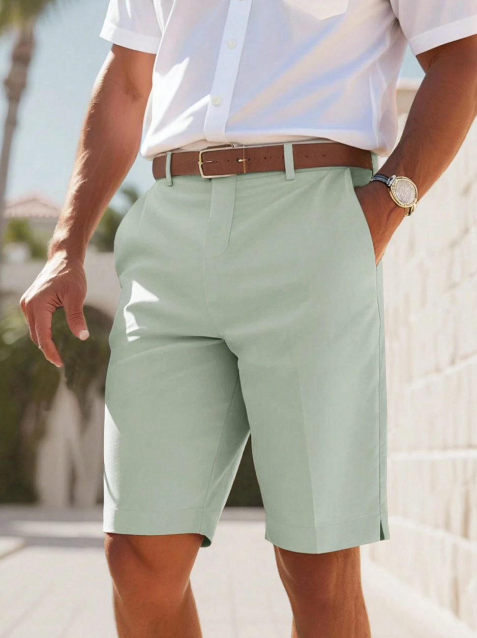 Casual Solid Pocket Shorts