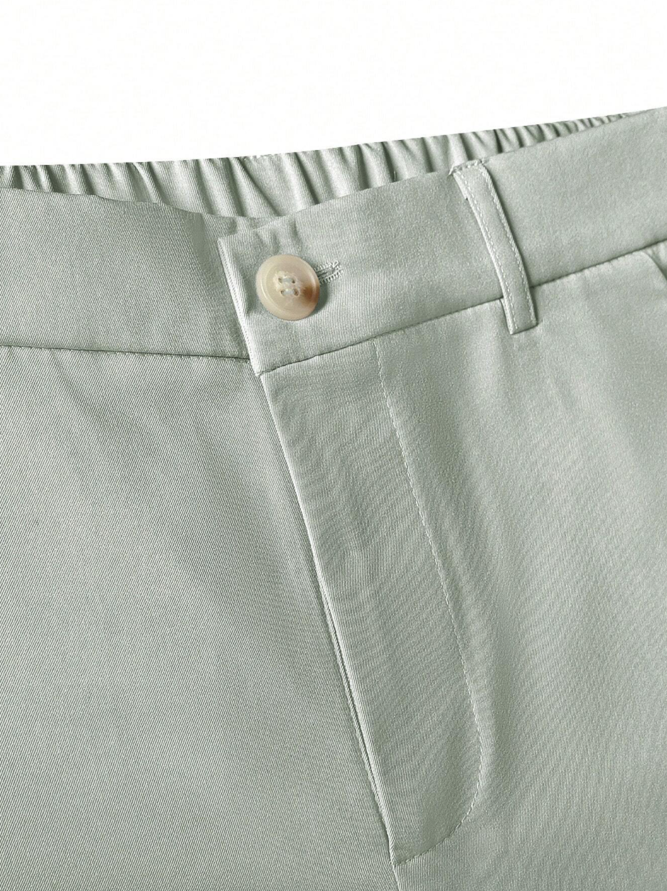 Casual Solid Pocket Shorts