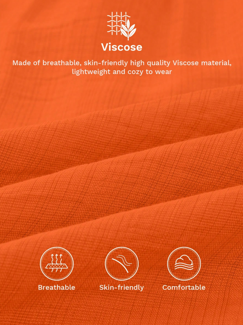 Linen-Blend High Waist Wide Leg Pants