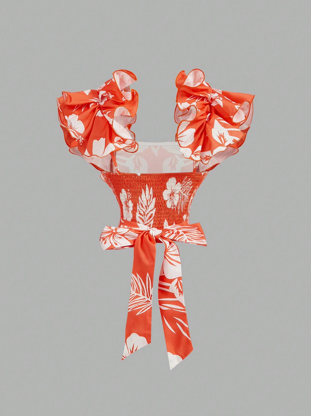 Sunset Island Ruffle Blouse