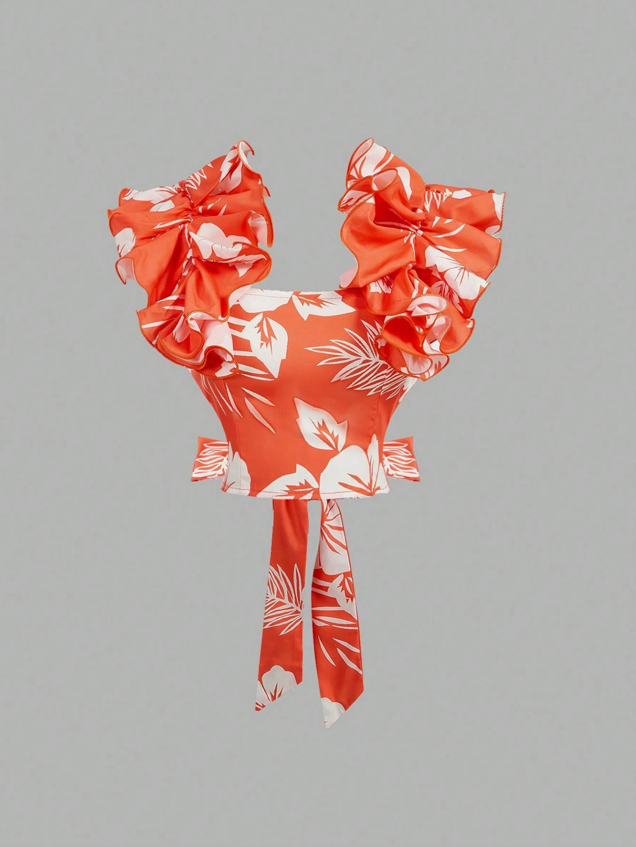 Sunset Island Ruffle Blouse